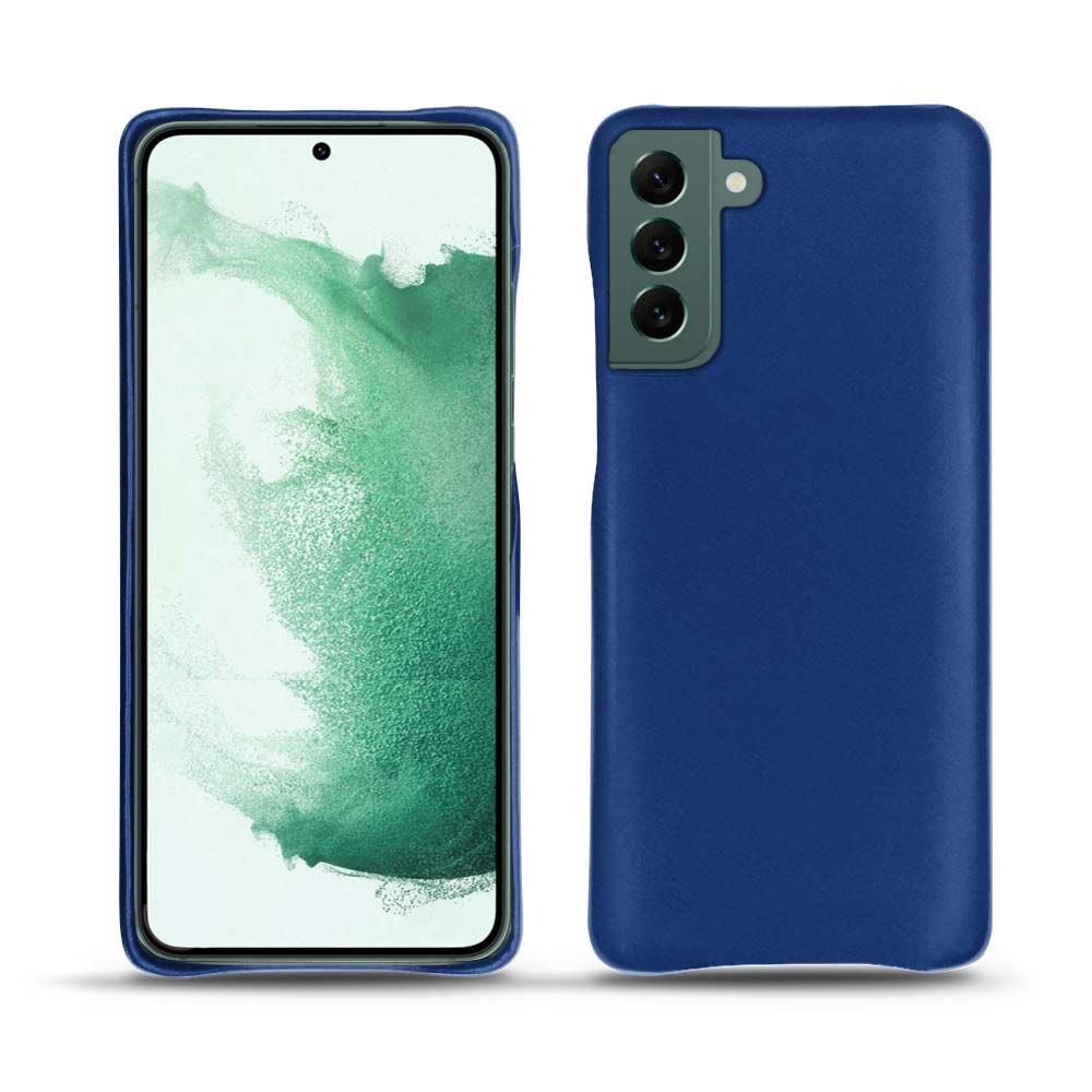Noreve Custodia in pelle Samsung Galaxy S22+ Perpétuelle Bleu océan
