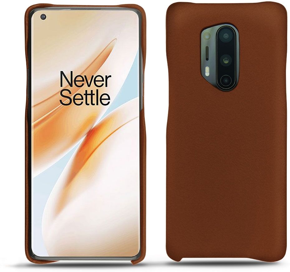 Noreve Custodia in pelle OnePlus 8 Pro Perpétuelle Marron