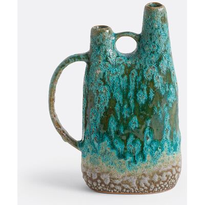 Vaso in ceramica La Redoute Intérieurs - Decorazione blu testurizzata Vaso in ceramica La Redoute Intérieurs - Decorazione blu testurizzata
