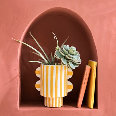 LA REDOUTE INTERIEURS Vaso in ceramica Drio - Giallo LA REDOUTE INTERIEURS Vaso in ceramica Drio - Giallo