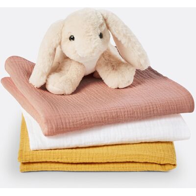 LA REDOUTE INTERIEURS Kumla Pack di garza di cotone - Baby Diapers and Swaddles LA REDOUTE INTERIEURS Kumla Pack di garza di cotone - Baby Diapers and Swaddles