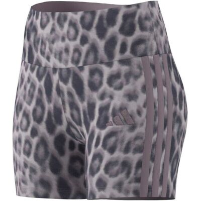ADIDAS SPORTSWEAR Pantaloncini Essentials 3 Stripes con stampa leopardata ADIDAS SPORTSWEAR Pantaloncini Essentials 3 Stripes con stampa leopardata