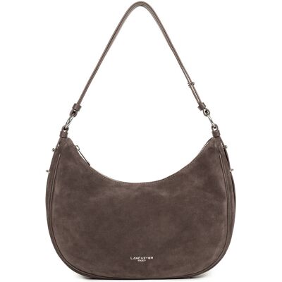 LANCASTER Borsa a tracolla L con zip, in pelle scamosciata LANCASTER Borsa a tracolla L con zip, in pelle scamosciata