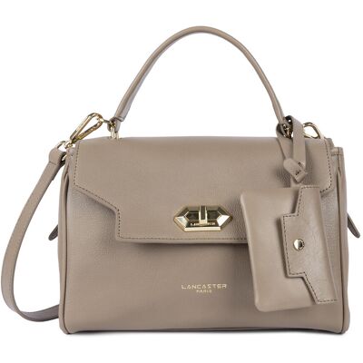 LANCASTER Borsa a mano con patta e chiusura in pelle, MADEMOISELLE GRACE LANCASTER Borsa a mano con patta e chiusura in pelle, MADEMOISELLE GRACE