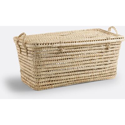 LA REDOUTE INTERIEURS - Ghada - Foglia di palma - Beige - Basket with lid LA REDOUTE INTERIEURS - Ghada - Foglia di palma - Beige - Basket with lid