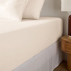 LA REDOUTE INTERIEURS Lenzuolo con angoli tinta unita cotone lavato balza 30cm, Scenario LA REDOUTE INTERIEURS Lenzuolo con angoli tinta unita cotone lavato balza 30cm, Scenario