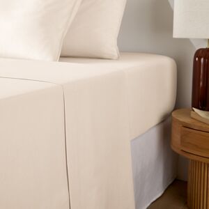 LA REDOUTE INTERIEURS Lenzuolo piatto tinta unita in cotone lavato, Scenario LA REDOUTE INTERIEURS Lenzuolo piatto tinta unita in cotone lavato, Scenario