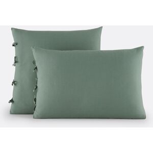 LA REDOUTE INTERIEURS Federa per guanciale tinta unita con laccetti in cotone, Scenario LA REDOUTE INTERIEURS Federa per guanciale tinta unita con laccetti in cotone, Scenario