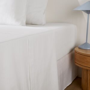 LA REDOUTE INTERIEURS Lenzuolo piatto tinta unita in cotone lavato, Scenario LA REDOUTE INTERIEURS Lenzuolo piatto tinta unita in cotone lavato, Scenario