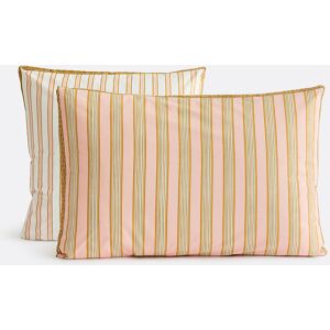 LA REDOUTE INTERIEURS Federa per cuscino in percalle di cotone, a righe, ALISON LA REDOUTE INTERIEURS Federa per cuscino in percalle di cotone, a righe, ALISON