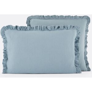 La Redoute Interieurs Kumla Federa in mussolina di cotone con volant - Biancheria La Redoute Interieurs Kumla Federa in mussolina di cotone con volant - Biancheria