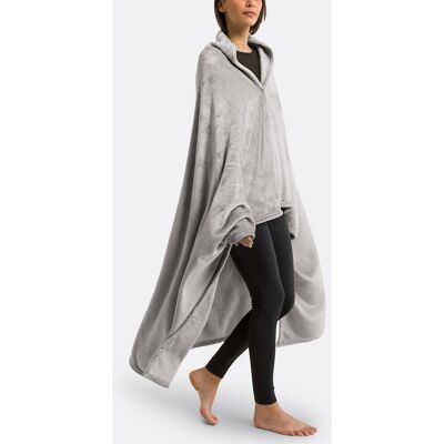 SO'HOME - Javi - Grigio - 130 x 170 cm - Coperta pile con maniche SO'HOME - Javi - Grigio - 130 x 170 cm - Coperta pile con maniche