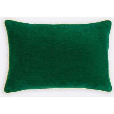 LA REDOUTE INTERIEURS Fodera per cuscino rettangolare bicolore 60x40 cm, velluto, GUSALI LA REDOUTE INTERIEURS Fodera per cuscino rettangolare bicolore 60x40 cm, velluto, GUSALI