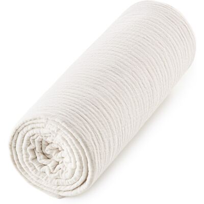 AM.PM - Yafa - Bianco - 160x200 cm - Lenzuolo con angoli AM.PM - Yafa - Bianco - 160x200 cm - Lenzuolo con angoli