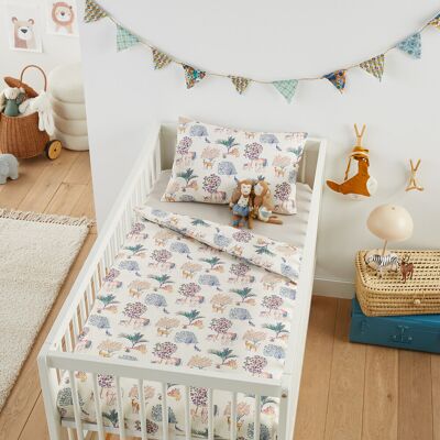 LA REDOUTE INTERIEURS Parure da letto bebé 50% cotone riciclato, Jungala LA REDOUTE INTERIEURS Parure da letto bebé 50% cotone riciclato, Jungala