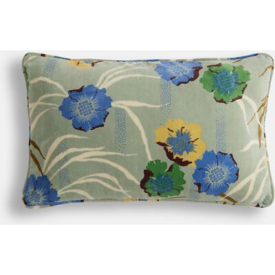 LA REDOUTE INTERIEURS Copricuscino rettangolare 50x30, velluto di cotone stampato, MOWAN LA REDOUTE INTERIEURS Copricuscino rettangolare 50x30, velluto di cotone stampato, MOWAN