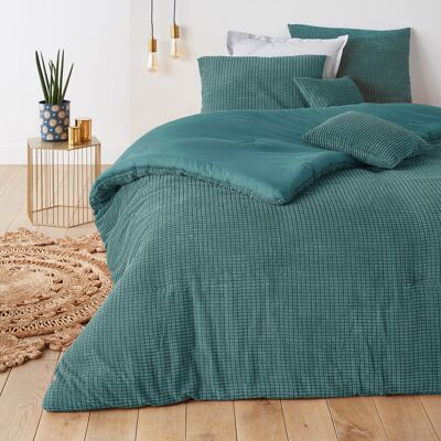 LA REDOUTE INTERIEURS - Fluffy - Verde - Copriletto LA REDOUTE INTERIEURS - Fluffy - Verde - Copriletto