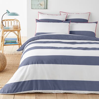 La Redoute Interieurs Federa Matrimoniale Yacht in Cotone Blu - Biancheria da letto La Redoute Interieurs Federa Matrimoniale Yacht in Cotone Blu - Biancheria da letto
