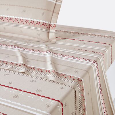 So'home Lenzuolo Tyrol Cotone 180x290cm Beige So'home Lenzuolo Tyrol Cotone 180x290cm Beige