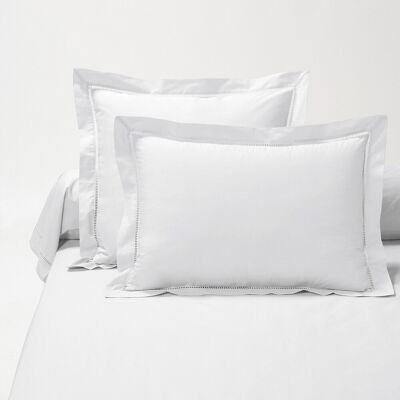 LA REDOUTE INTERIEURS Federa in percalle di cotone - Bianco - 85x185cm LA REDOUTE INTERIEURS Federa in percalle di cotone - Bianco - 85x185cm