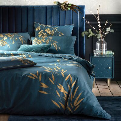 La Redoute Interieurs Izumi Blu Trapuntina in Cotone - Lenzuola La Redoute Interieurs Izumi Blu Trapuntina in Cotone - Lenzuola