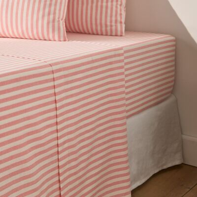 LA REDOUTE INTERIEURS Biancheria da letto in cotone Soizic Pesca LA REDOUTE INTERIEURS Biancheria da letto in cotone Soizic Pesca