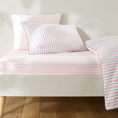 LA REDOUTE INTERIEURS Lenzuolo per bambini, garza di cotone, a righe, altezza 25 cm, ADÈLE LA REDOUTE INTERIEURS Lenzuolo per bambini, garza di cotone, a righe, altezza 25 cm, ADÈLE