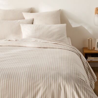 LA REDOUTE INTERIEURS Copripiumino in cotone, SOIZIC BEIGE LA REDOUTE INTERIEURS Copripiumino in cotone, SOIZIC BEIGE