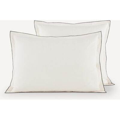 Federe per Cuscino Gypse in Cotone Biologico - 65x65 cm - Beige Chiaro Federe per Cuscino Gypse in Cotone Biologico - 65x65 cm - Beige Chiaro