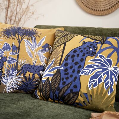 LA REDOUTE INTERIEURS Federa per cuscino ricamata, 45x45 cm, Malacca LA REDOUTE INTERIEURS Federa per cuscino ricamata, 45x45 cm, Malacca