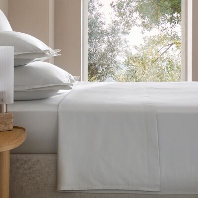 Am.pm Lenzuolo Galor - Satin di cotone 180x290cm Grigio - Biancheria Am.pm Lenzuolo Galor - Satin di cotone 180x290cm Grigio - Biancheria