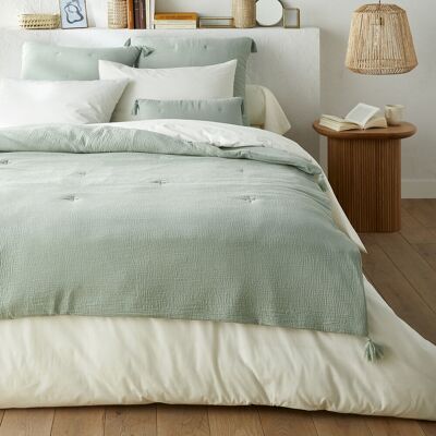 La Redoute Interieurs Kumla Verde Duvet - Biancheria La Redoute Interieurs Kumla Verde Duvet - Biancheria