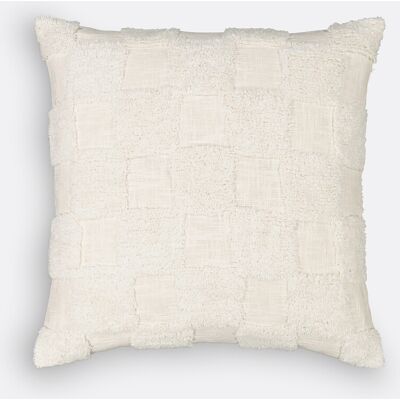 LA REDOUTE INTERIEURS Federa per cuscino cotone tuft 65x65 cm, Renzo LA REDOUTE INTERIEURS Federa per cuscino cotone tuft 65x65 cm, Renzo