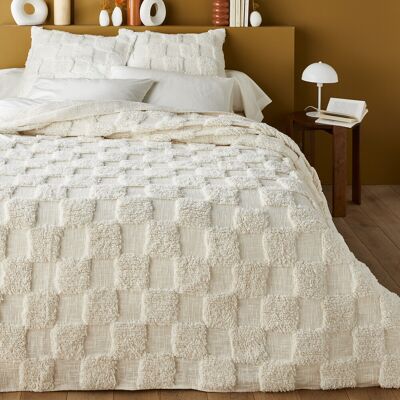 La Redoute Intérieurs - Renzo - Beige - Cotone - Coperta La Redoute Intérieurs - Renzo - Beige - Cotone - Coperta