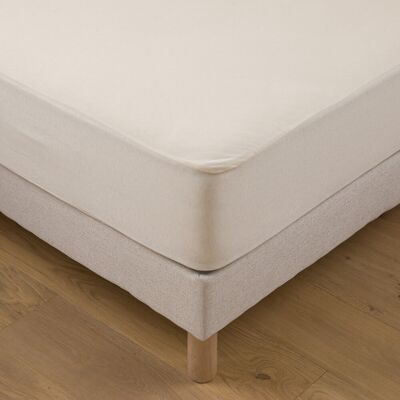 LA REDOUTE INTERIEURS Coprimaterasso in jersey di cotone biologico, impermeabile, altezza massima 22 cm LA REDOUTE INTERIEURS Coprimaterasso in jersey di cotone biologico, impermeabile, altezza massima 22 cm