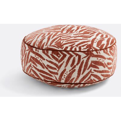 LA REDOUTE INTERIEURS Cuscino da terra in jacquard, diametro 50 cm, LEAN LA REDOUTE INTERIEURS Cuscino da terra in jacquard, diametro 50 cm, LEAN