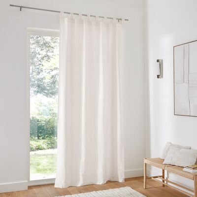 LA REDOUTE INTERIEURS Tenda in cotone con passanti - Tenda, Bianco, Diverse misure LA REDOUTE INTERIEURS Tenda in cotone con passanti - Tenda, Bianco, Diverse misure