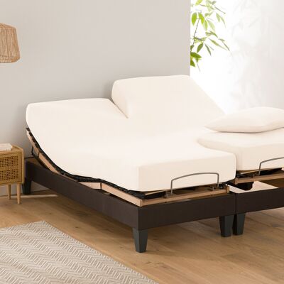 LA REDOUTE INTERIEURS Lenzuolo con angoli jersey, letto articolato, Scenario LA REDOUTE INTERIEURS Lenzuolo con angoli jersey, letto articolato, Scenario