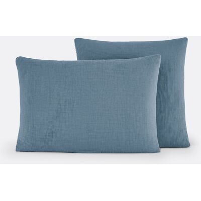 LA REDOUTE INTERIEURS Federa per cuscino, cotone garzato/cotone lavato, Kumco LA REDOUTE INTERIEURS Federa per cuscino, cotone garzato/cotone lavato, Kumco