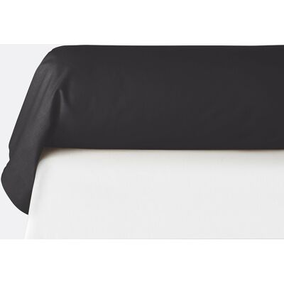 Federa in cotone e poliestere - 85x185cm - Nero Federa in cotone e poliestere - 85x185cm - Nero