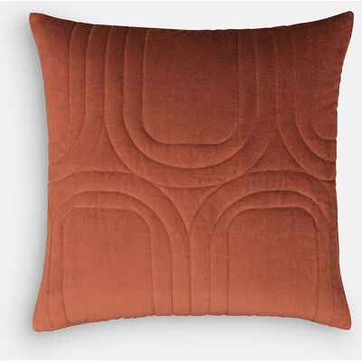 LA REDOUTE INTERIEURS Federa per cuscino velluto cotone 65x65cm, Honorine LA REDOUTE INTERIEURS Federa per cuscino velluto cotone 65x65cm, Honorine