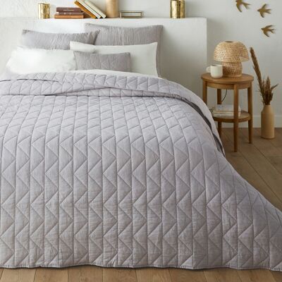 La Redoute Interiors - Scenario Zig Zag - Grigio - Bedspread La Redoute Interiors - Scenario Zig Zag - Grigio - Bedspread