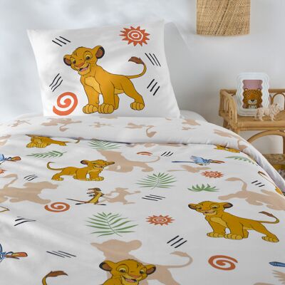 Set di biancheria da letto per bambini, cotone, Disney Il Re Leone Pampa Set di biancheria da letto per bambini, cotone, Disney Il Re Leone Pampa