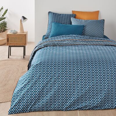 LA REDOUTE INTERIEURS - Pallazzo - Blu - 240 x 220 cm - Copripiumone LA REDOUTE INTERIEURS - Pallazzo - Blu - 240 x 220 cm - Copripiumone