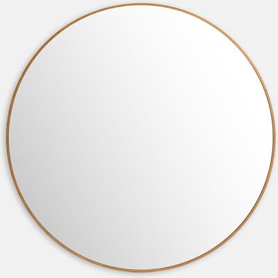 LA REDOUTE INTERIEURS Grande specchio rotondo, impiallacciato rovere, diametro 140 cm, IODUS LA REDOUTE INTERIEURS Grande specchio rotondo, impiallacciato rovere, diametro 140 cm, IODUS