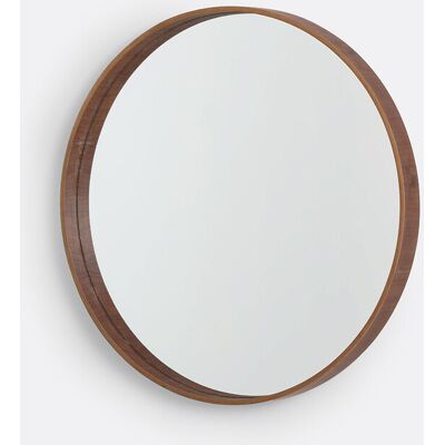 LA REDOUTE INTERIEURS Specchio rotondo impiallacciato noce Ø60 cm, Alaria LA REDOUTE INTERIEURS Specchio rotondo impiallacciato noce Ø60 cm, Alaria