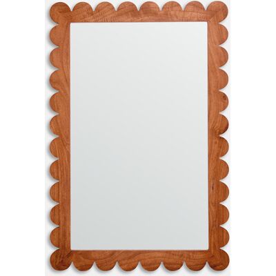 LA REDOUTE INTERIEURS Specchio in legno di mango, 60 x 90 cm, FLEORA LA REDOUTE INTERIEURS Specchio in legno di mango, 60 x 90 cm, FLEORA