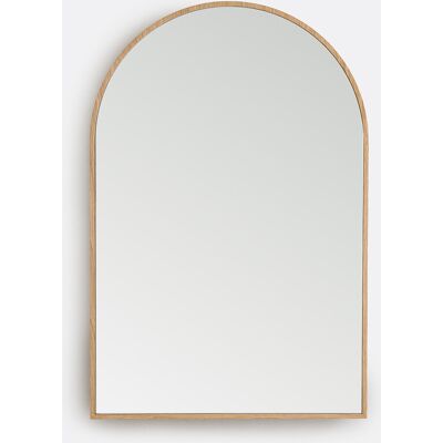 LA REDOUTE INTERIEURS Specchio ad arco impiallacciato rovere 60x90 cm, Iodus LA REDOUTE INTERIEURS Specchio ad arco impiallacciato rovere 60x90 cm, Iodus