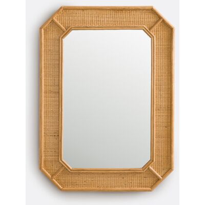 LA REDOUTE INTERIEURS Specchio in rattan impagliato, 85x62 cm, Somea LA REDOUTE INTERIEURS Specchio in rattan impagliato, 85x62 cm, Somea