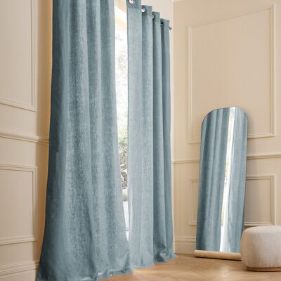 AM.PM - Tenda lino lavato Private - Turchese - Tenda AM.PM - Tenda lino lavato Private - Turchese - Tenda